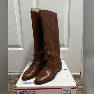 The Rider Made in Italy Women’s Boots Brown Leather New Size 6